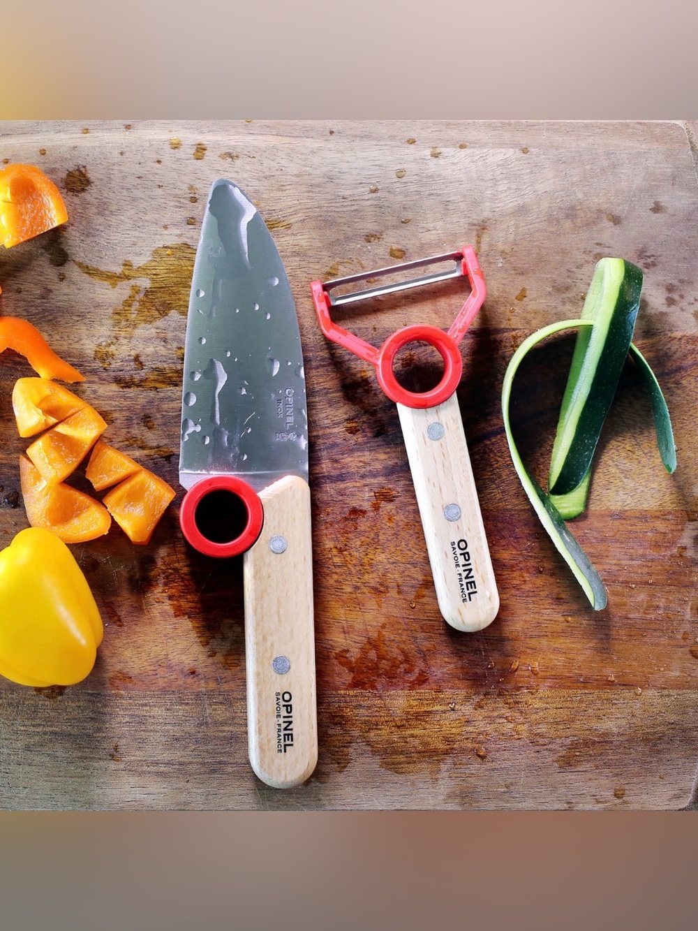 Opinel Little Chef Beginner French Cooking Tools Designed Safely for Children
